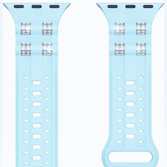 Shimmering Sky: Stylish TPU Apple Watch Band for Series 8, 7, 6, SE, & Ultra‎ - Picture 5 of 9